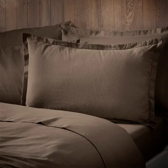 Soft & Cosy Luxury 100% Brushed Cotton Oxford Pillowcase 1
