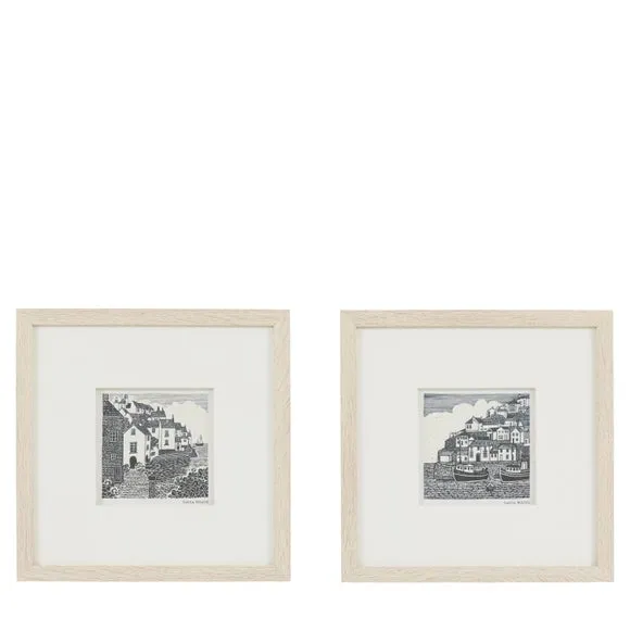 Cedar and Sage Set of 2 Coastal Living Typography Framed Prints
