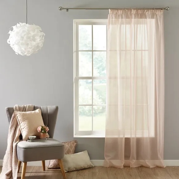 Sheer Elegance Tape Top Single Voile Panel 2