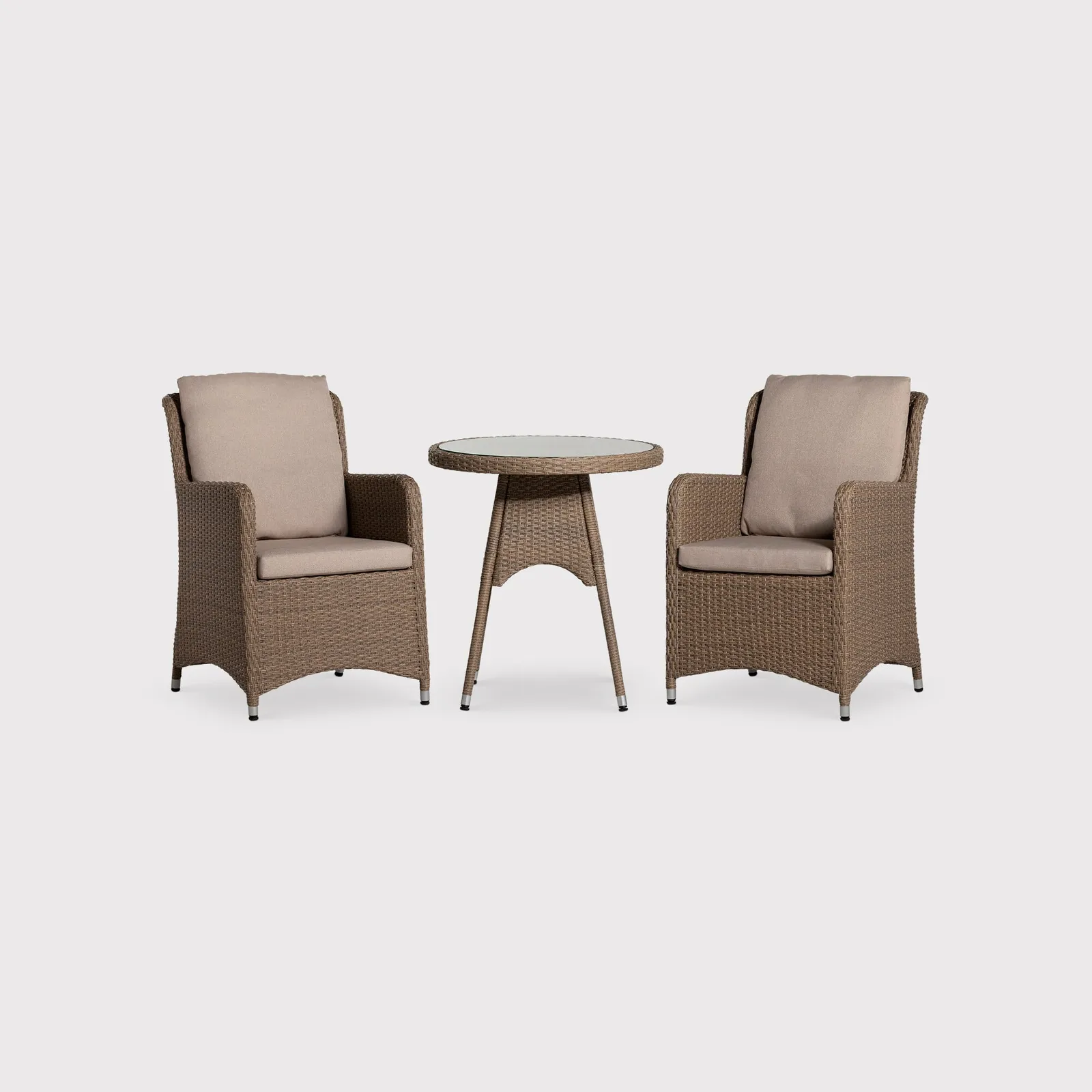 Lazise Bistro Set, Rattan, Brown | Barker & Stonehouse 5