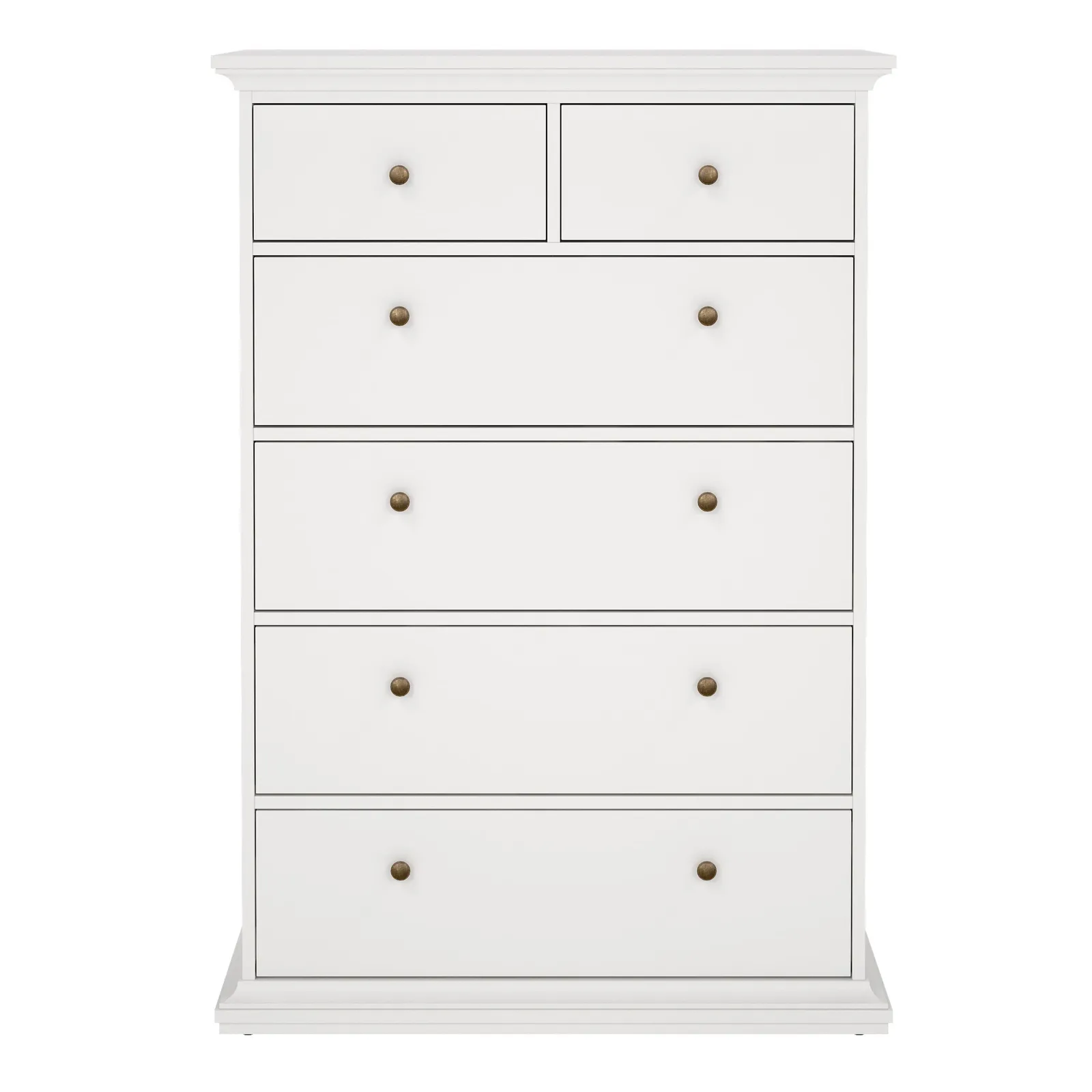 Furniture To Go Paris Chest of 6 Drawers in White 2