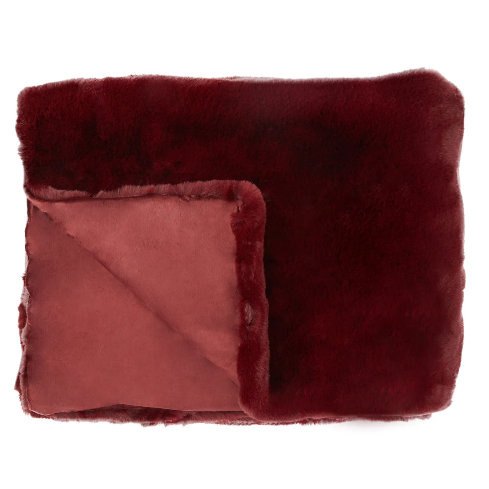 Orsina Bosie Lamina Throw in Red