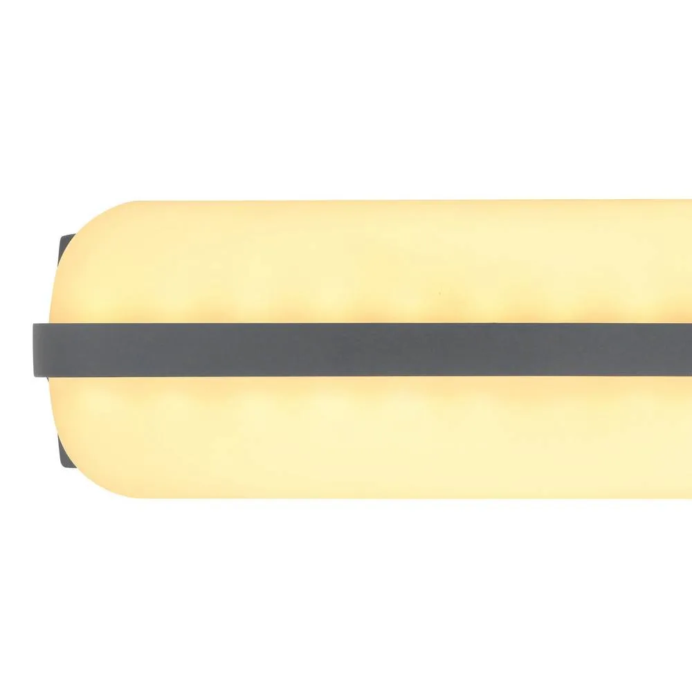 Netlighting Honna Outdoor Up Down Wall Lamp Anthracite IP54 LED 3000K in Grey 3