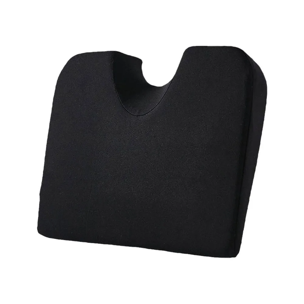 SPETLEK Cushion Wedge Seat Cushion Booster Seat Cushion Memory Foam Seat Pad in Black