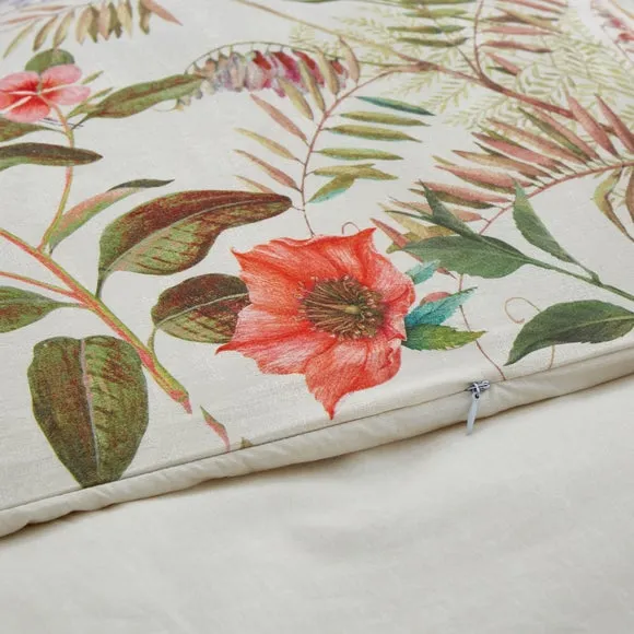 Dorma Rambling Rose Cream 100% Cotton Duvet Cover & Pillowcase Set 4