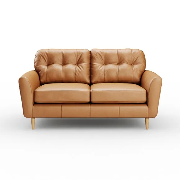 Sven Vintage Leather 2 Seater Sofa 6