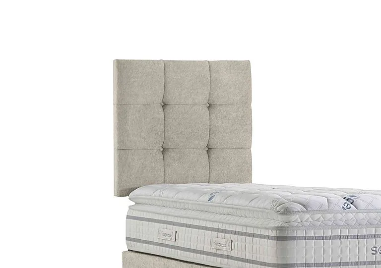 Apex Strutted Headboard - Single - Tweed Cream