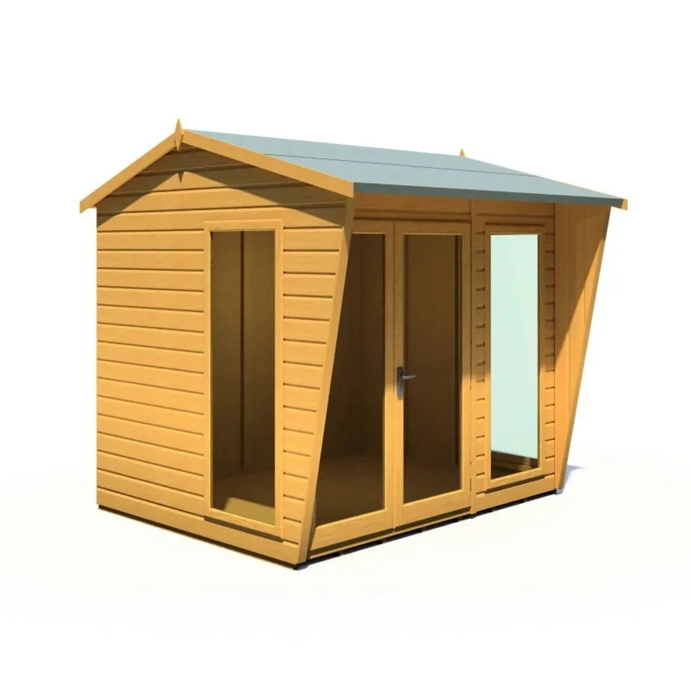 Shires Burghclere 8 x 6 Feet Summerhouse - L233.5 x W251.4 x H230.7 cm in Light Brown 2