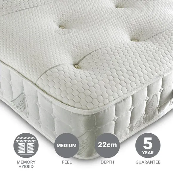 Return - Sareer Open Coil Memory Foam Hybrid Mattress, Single
