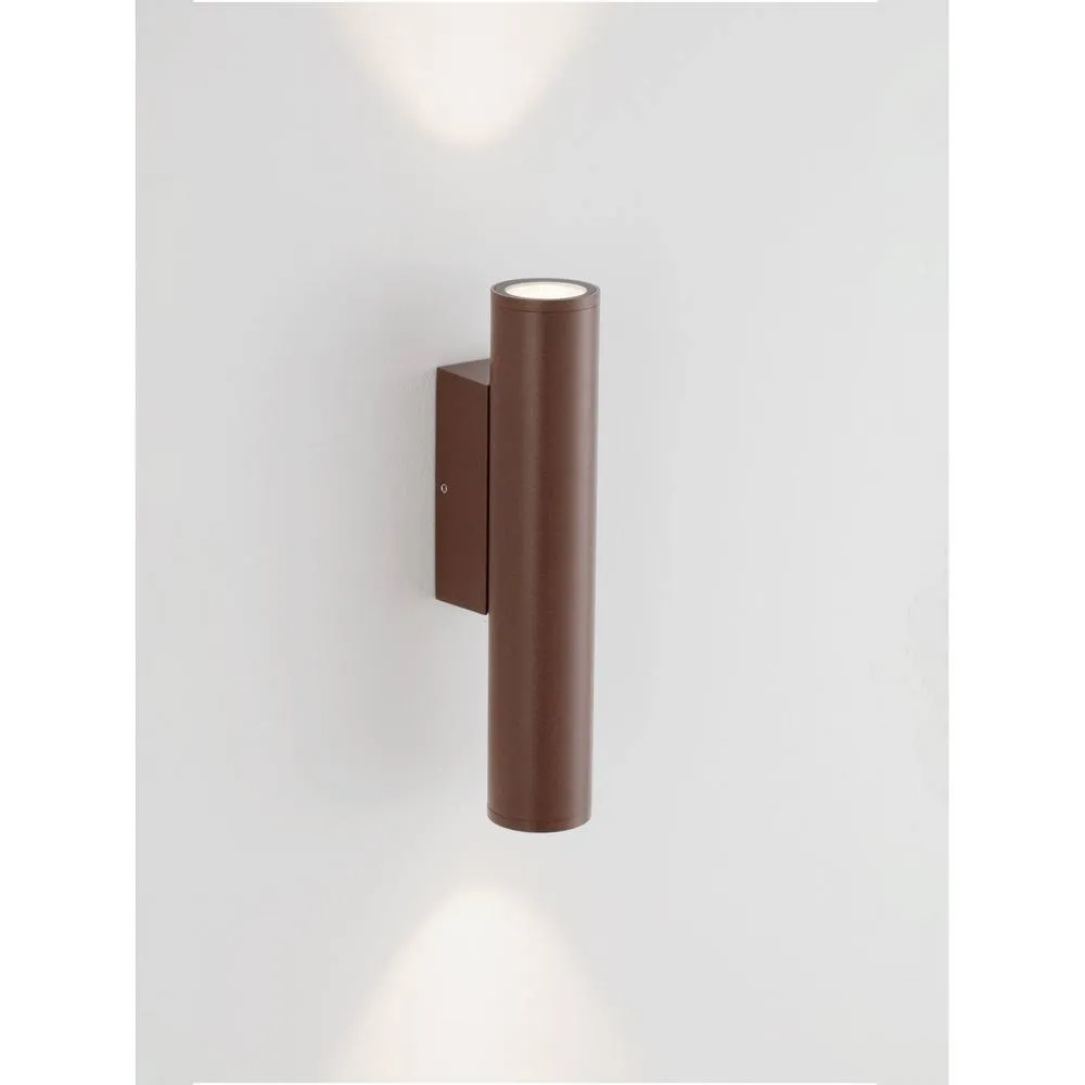 Netlighting Torrin Outdoor Up Down Wall Lamp Corten LED 6W 480lm IP65 3000K in Brown 5