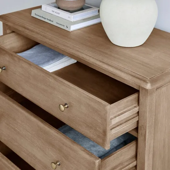 Giselle 3 Drawer Chest, Mango Wood 3