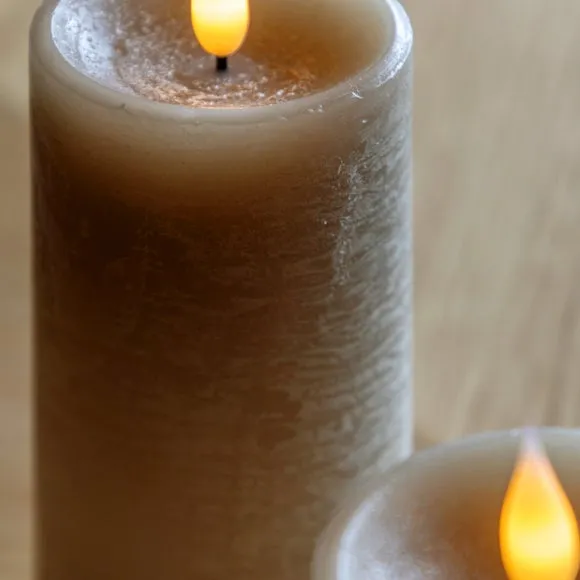 Cedar & Sage Set of 3 LED Candles 2
