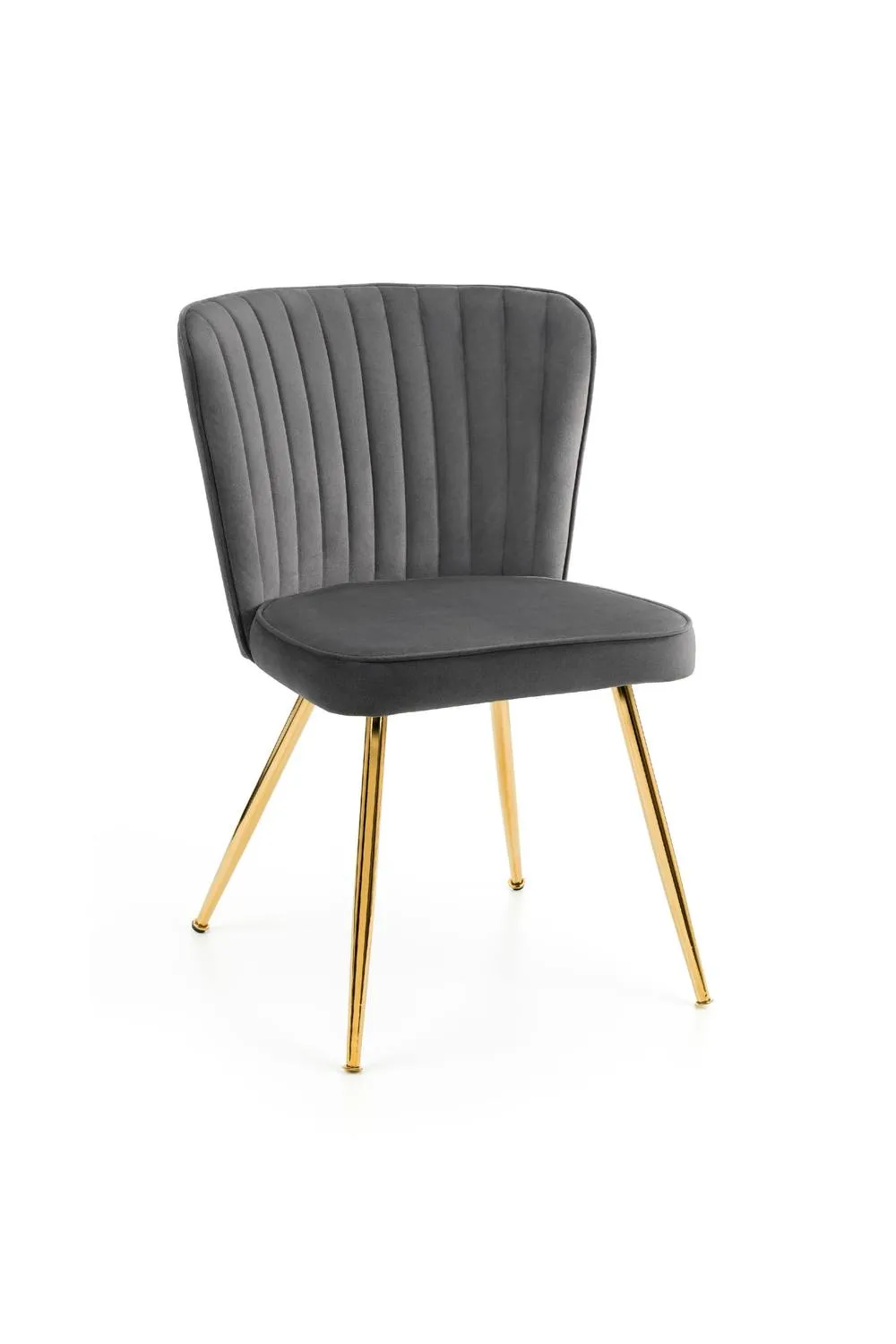 Julian Bowen Cannes Upholstered Dining Chair (Set of 2) in Grey 5