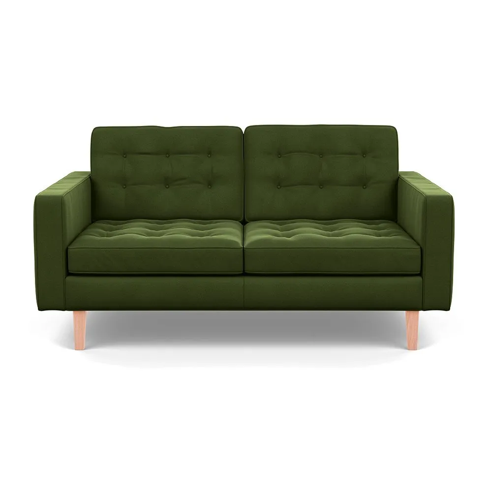 Heal's Hepburn 2 Seater Nobilis Velvet Leaf Natural 1