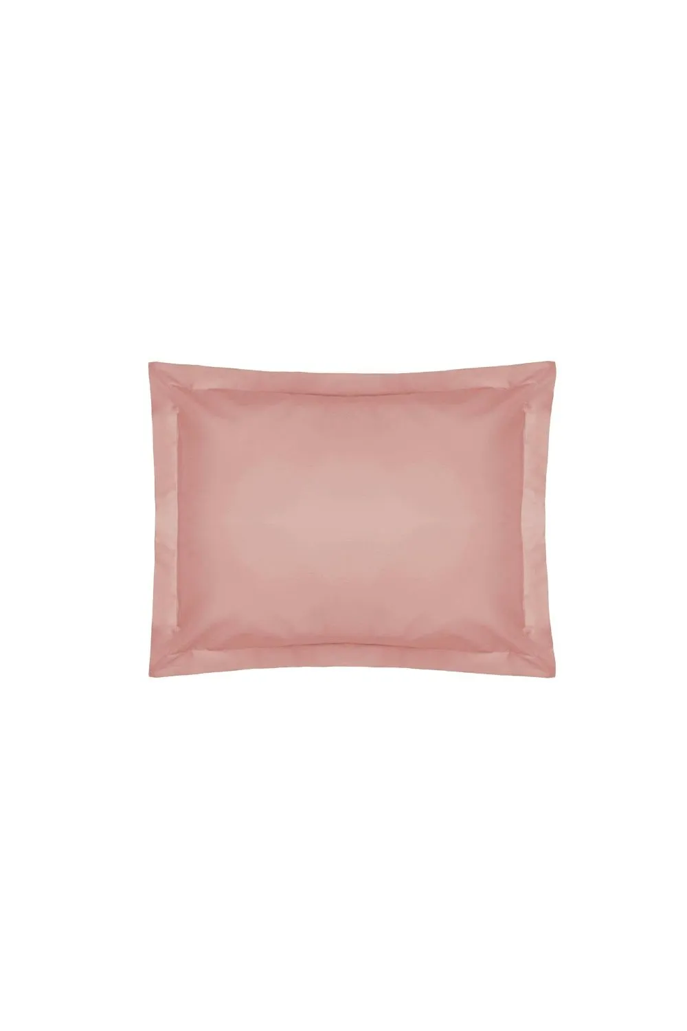 Belledorm Easy Care 200 Thread Count Cotton Polyester Percale Oxford Pillowcase in Dark Pink 1