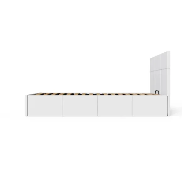 Side Lift Ottoman Bed, Faux Leather 6