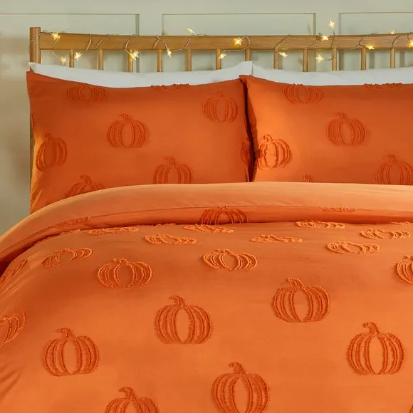 Duvet Day Pumpkin Fields Duvet Cover and Pillowcase Set 3