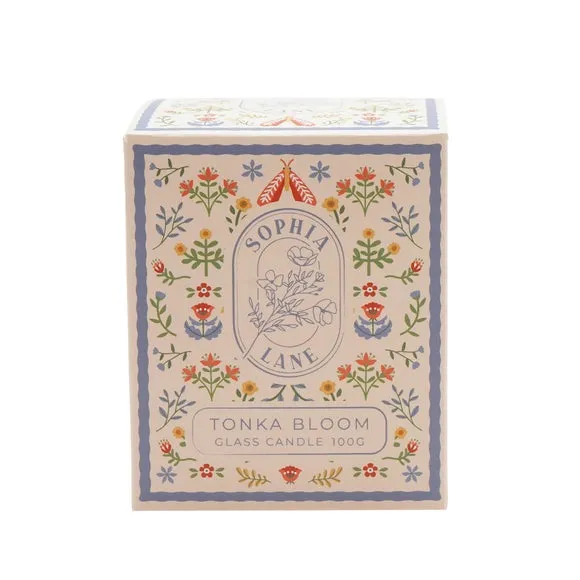 Sophia Lane Tonka Bloom Floral Candle 6
