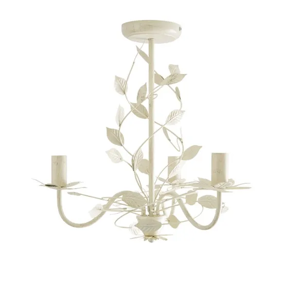 Chantelle Floral 3 Light Chandelier 5
