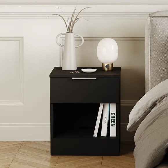 Hayes 1 Drawer Bedside Table 2