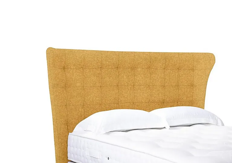 Artisan Collection Callie High Floor Standing Headboard - Double - Tweed Mustard