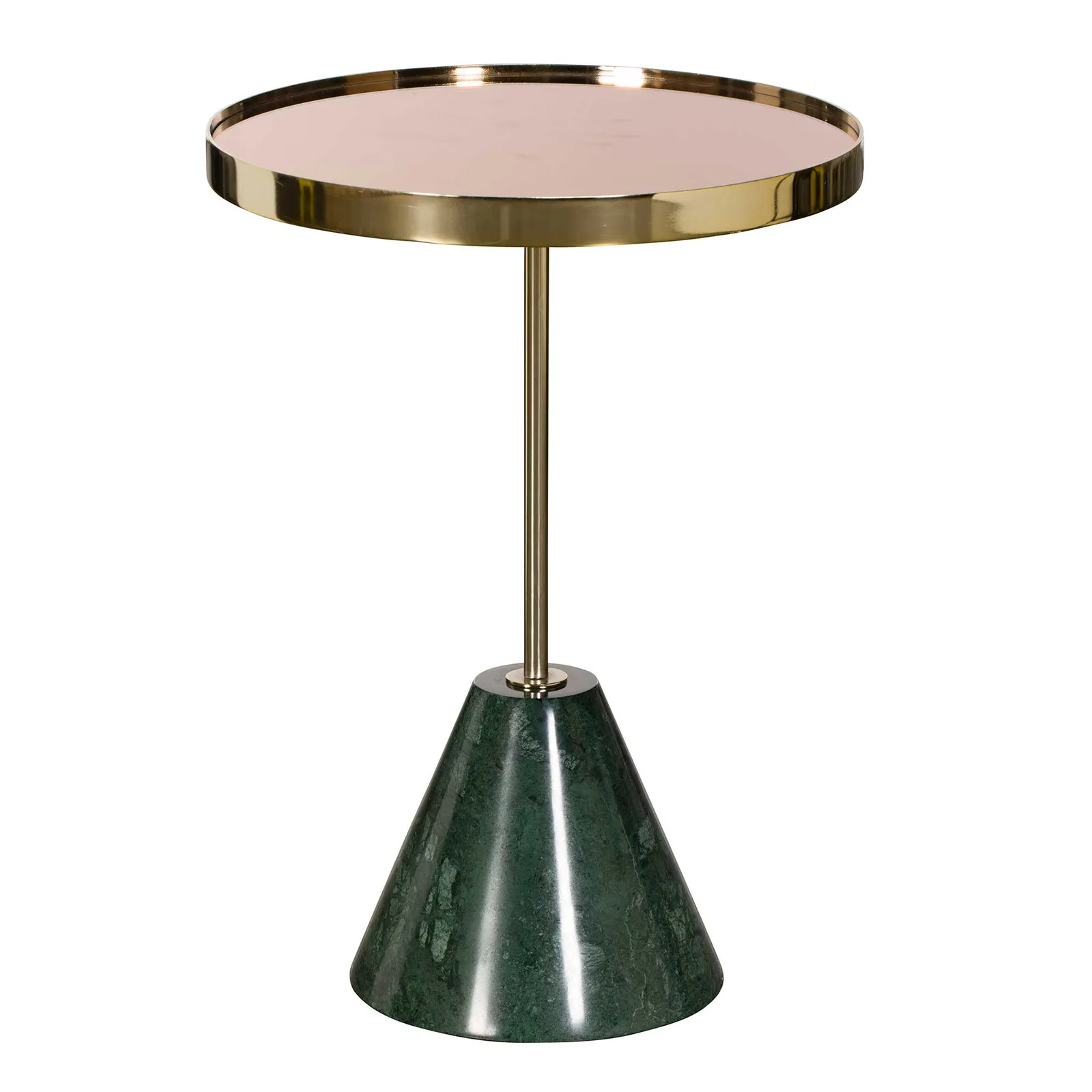 Mirror and Marble Lamp Table