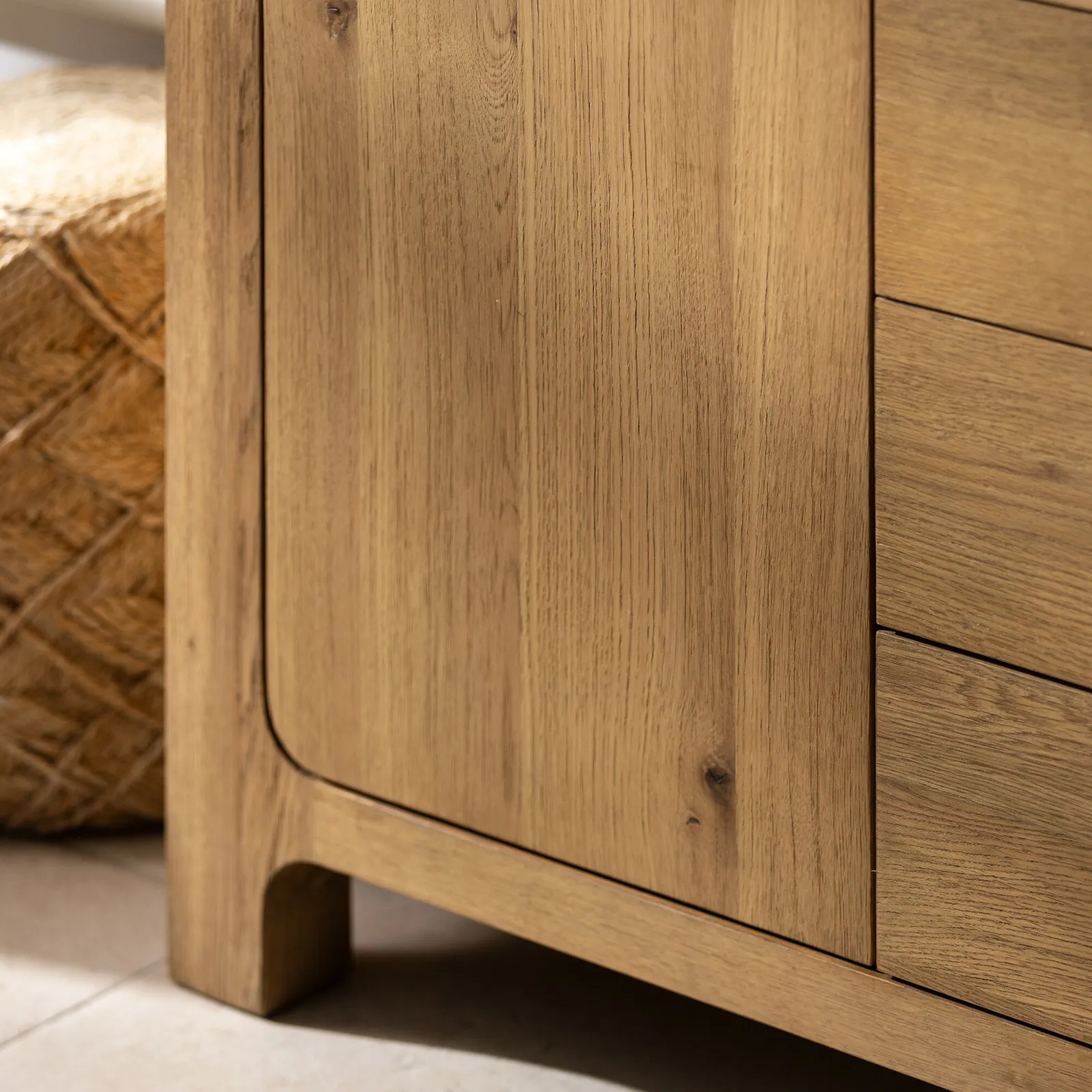 Wade Wide Sideboard, Neutral Wood | Barker & Stonehouse 4