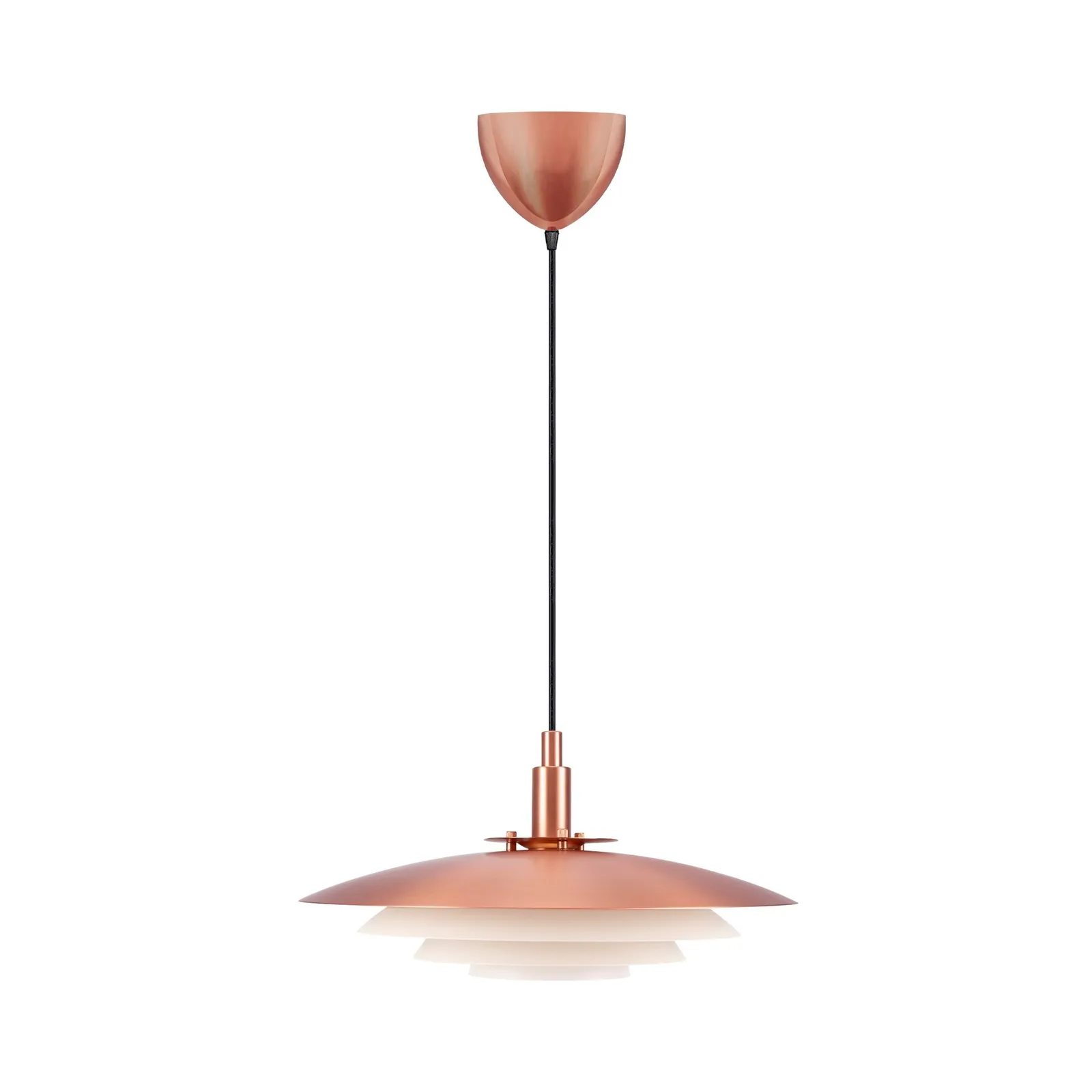 Nordlux Bretagne Pendant Light Copper Metal Dining Room G9 Mains 38cm 2