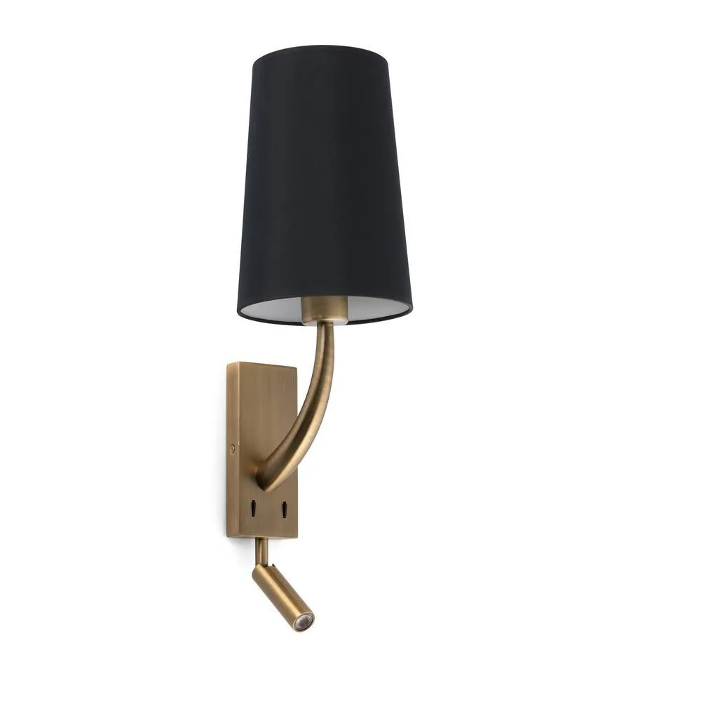 Netlighting Rem Reading Light Wall Light Gold E27