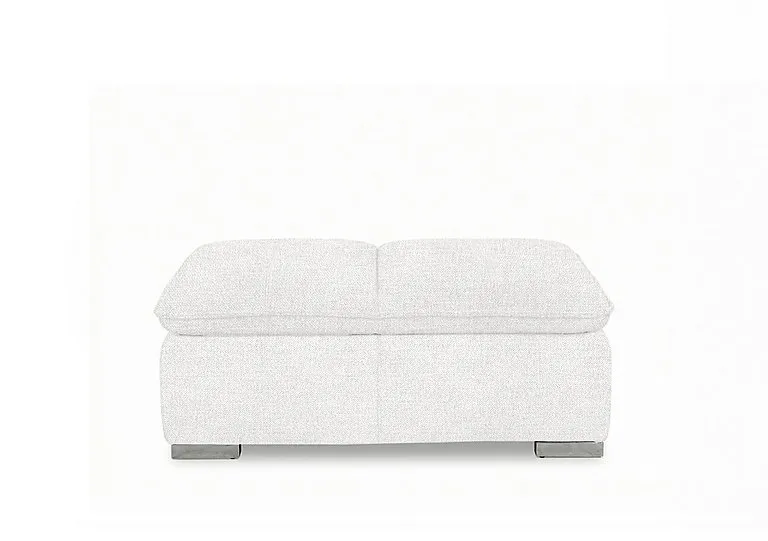 Edison Fabric Storage Chair Stool - Frost