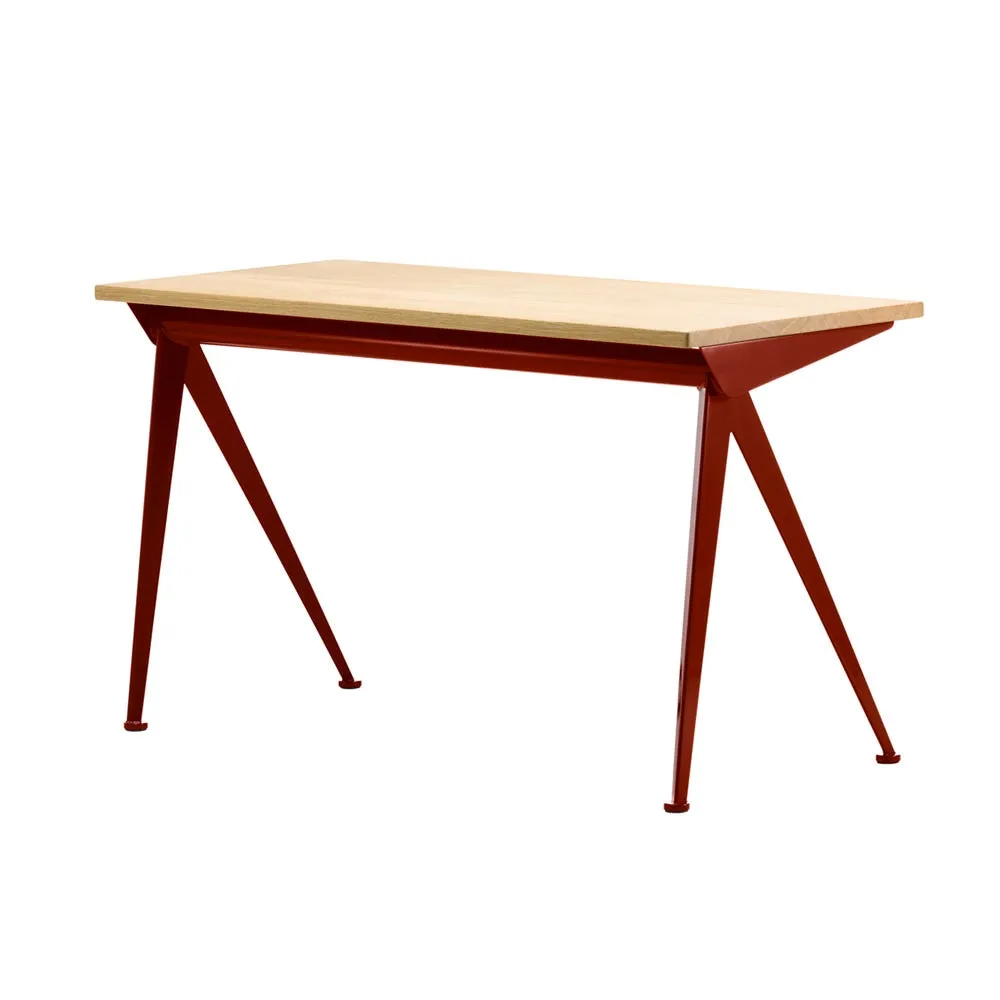 Vitra Compas Direction Desk, Red Base 2