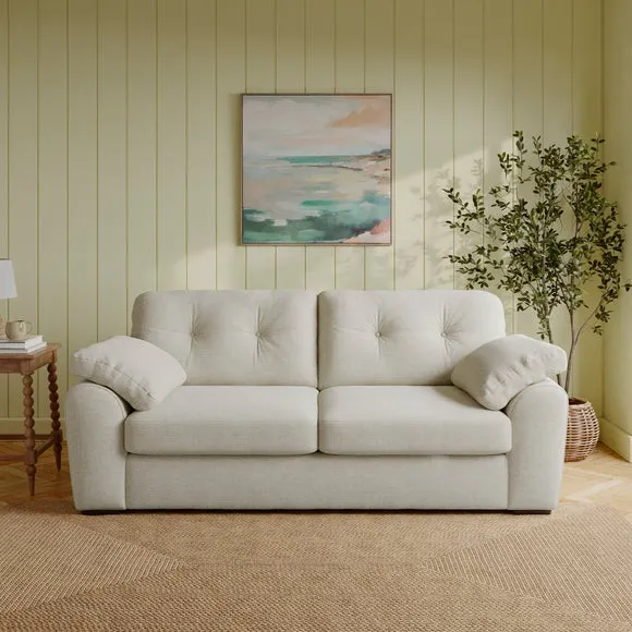 Milton Textured Chenille 3 Seater Sofa