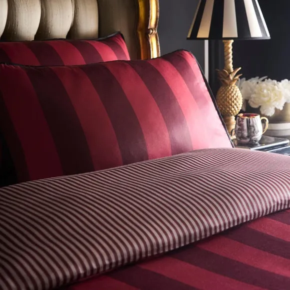 Laurence Llewelyn-Bowen Festivo Circus Stripe 100% Cotton Duvet Cover & Pillowcase Set 2