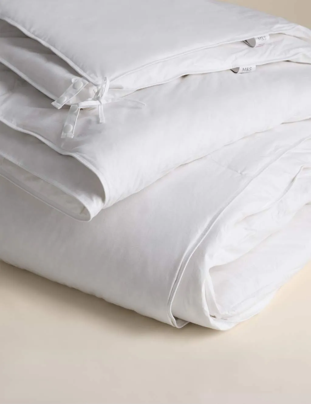 M&S Duck Feather & Down 13.5 Tog All Seasons Duvet White