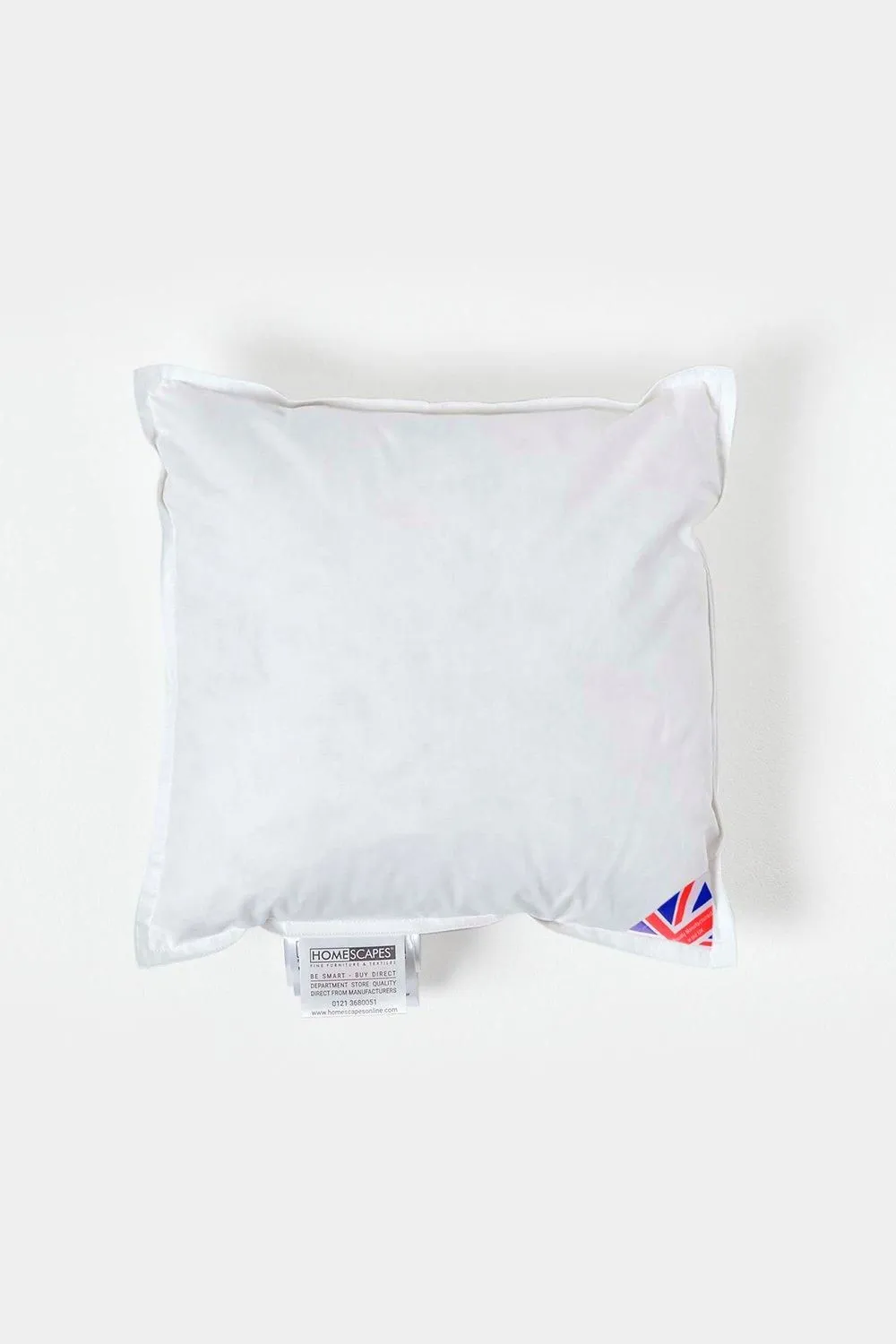 Homescapes Duck Feather Cushion Pads - Luxury Cushion Filler & Inserts in White