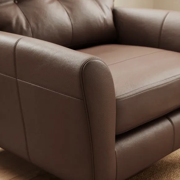 Sven Classic Leather Snuggle Chair 5