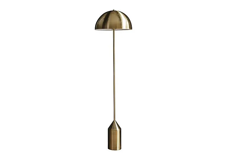 Alba Copper Floor Lamp - Nickel