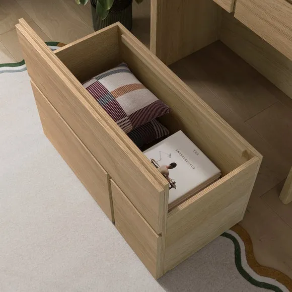 Malik Compact Dressing Table with Pull‑Out Seat 4