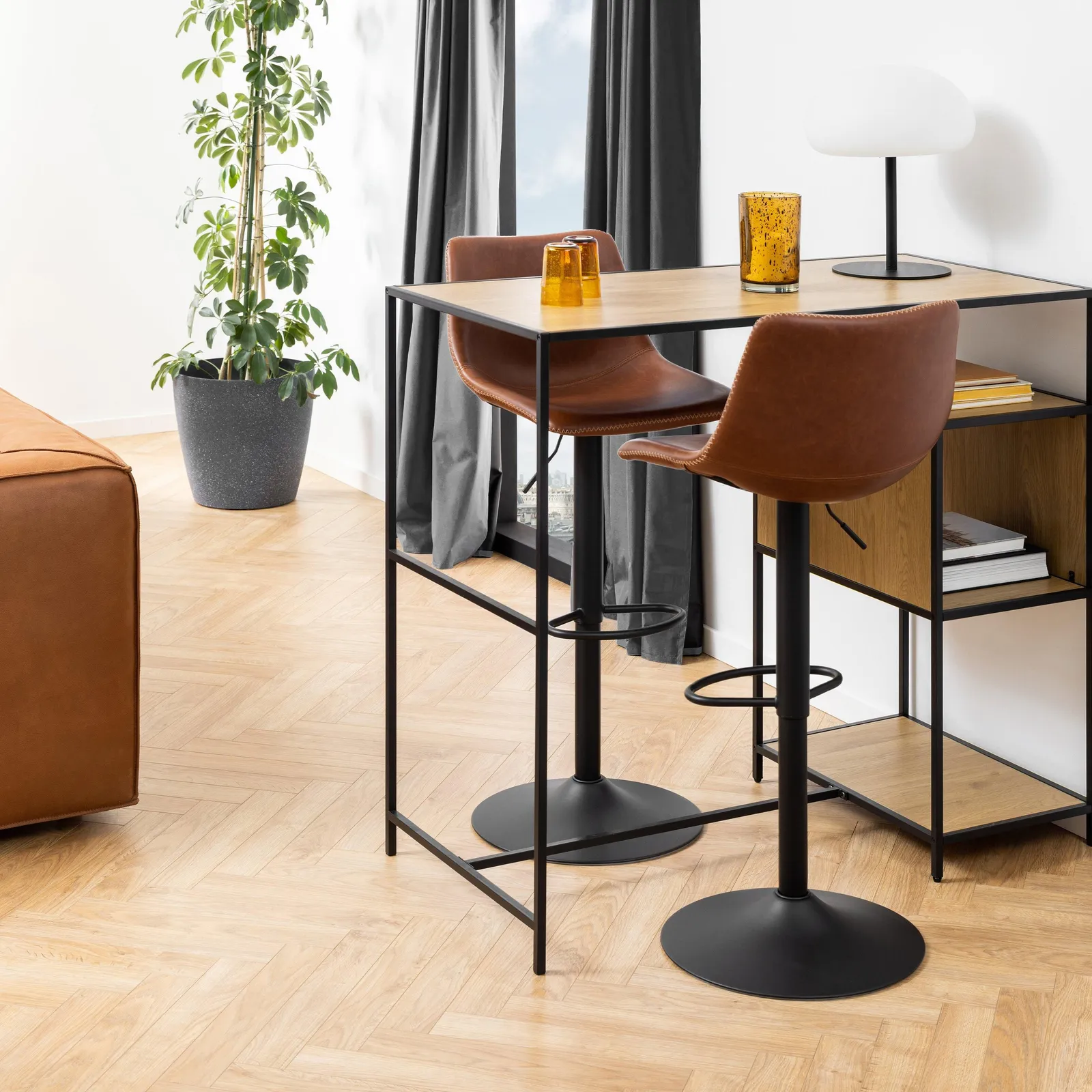 Furniture To Go I_Oregon Single Bar Stool in Brown One supplied 5