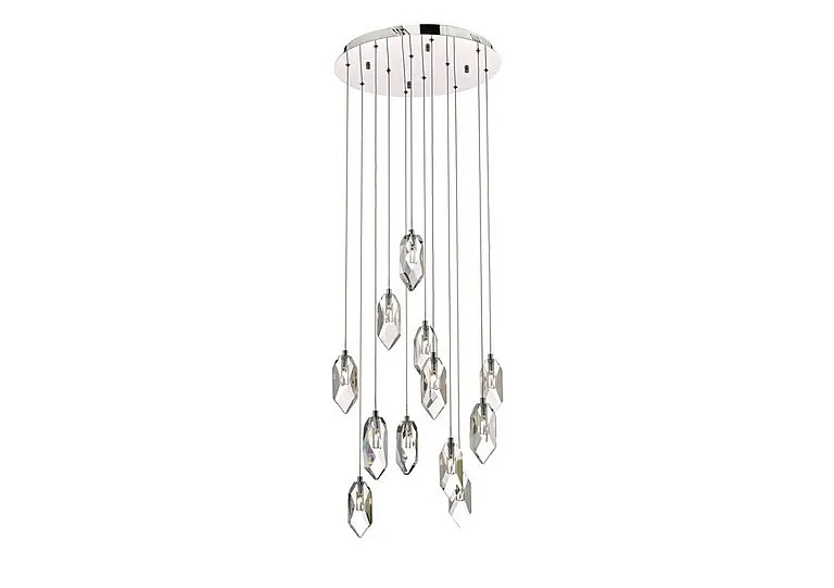 Crystal Cluster Pendant Ceiling Light