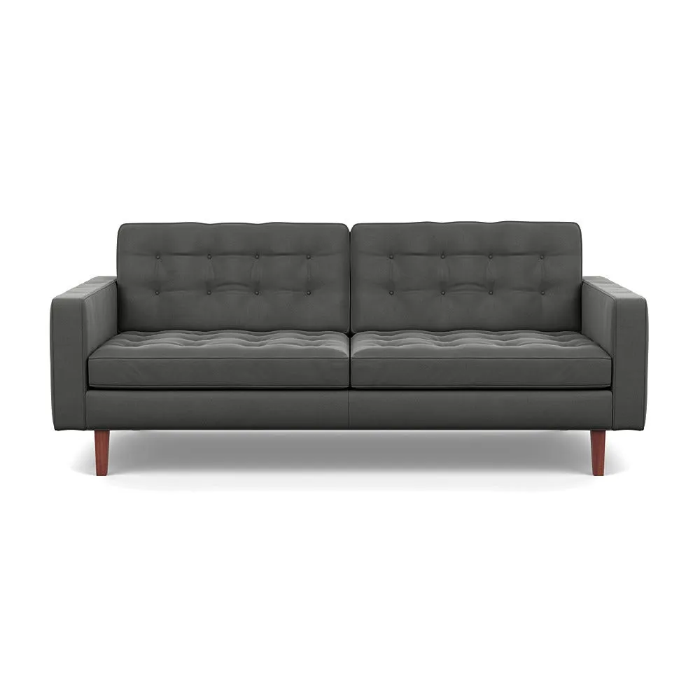 Heal's Hepburn 3 Seater Nobilis Velvet Dolphin Walnut Feet 1