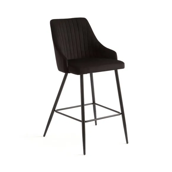 Shea Counter Height Barstool, Velvet 5