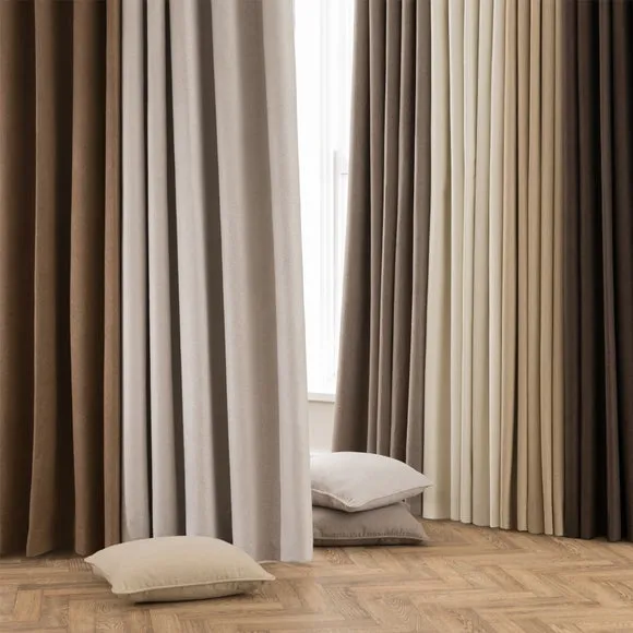 Luna Brushed Eyelet Curtains (Blackout Available) 6