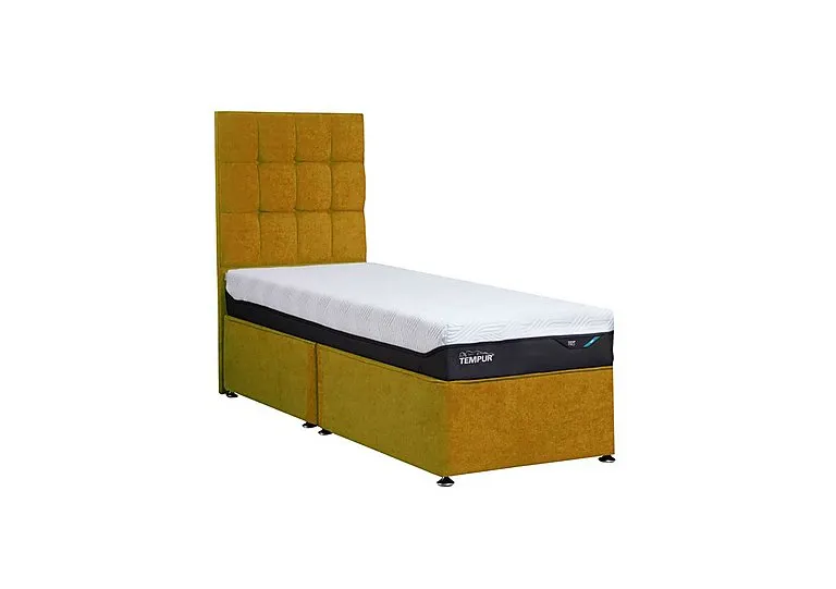 Buckingham Platform Divan Base - Single - Mustard
