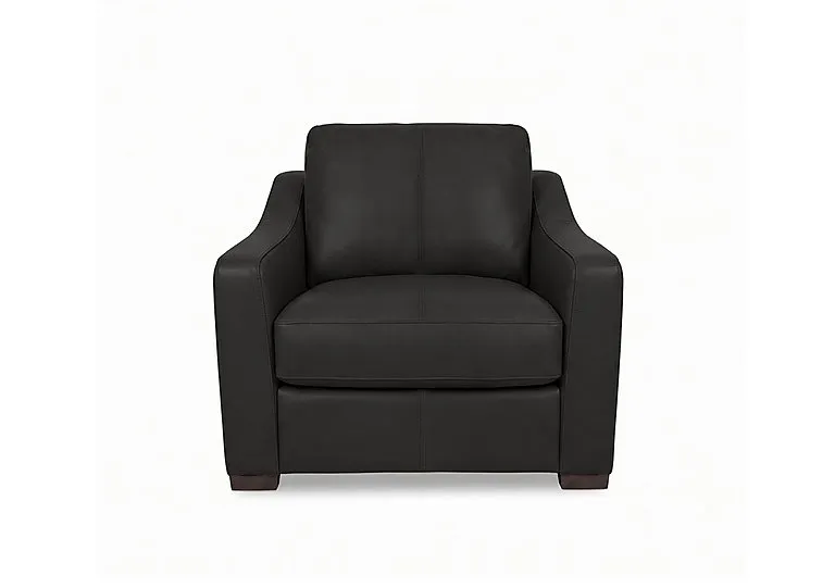 Nap Leather Snuggler Sofa Bed - Black - Sofas and Armchairs - In Time for Christmas