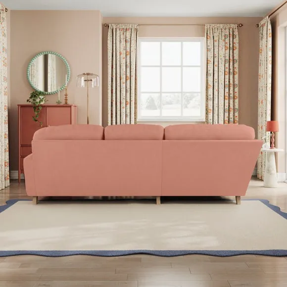 Martha Vintage Velvet Full Corner Sofa 3
