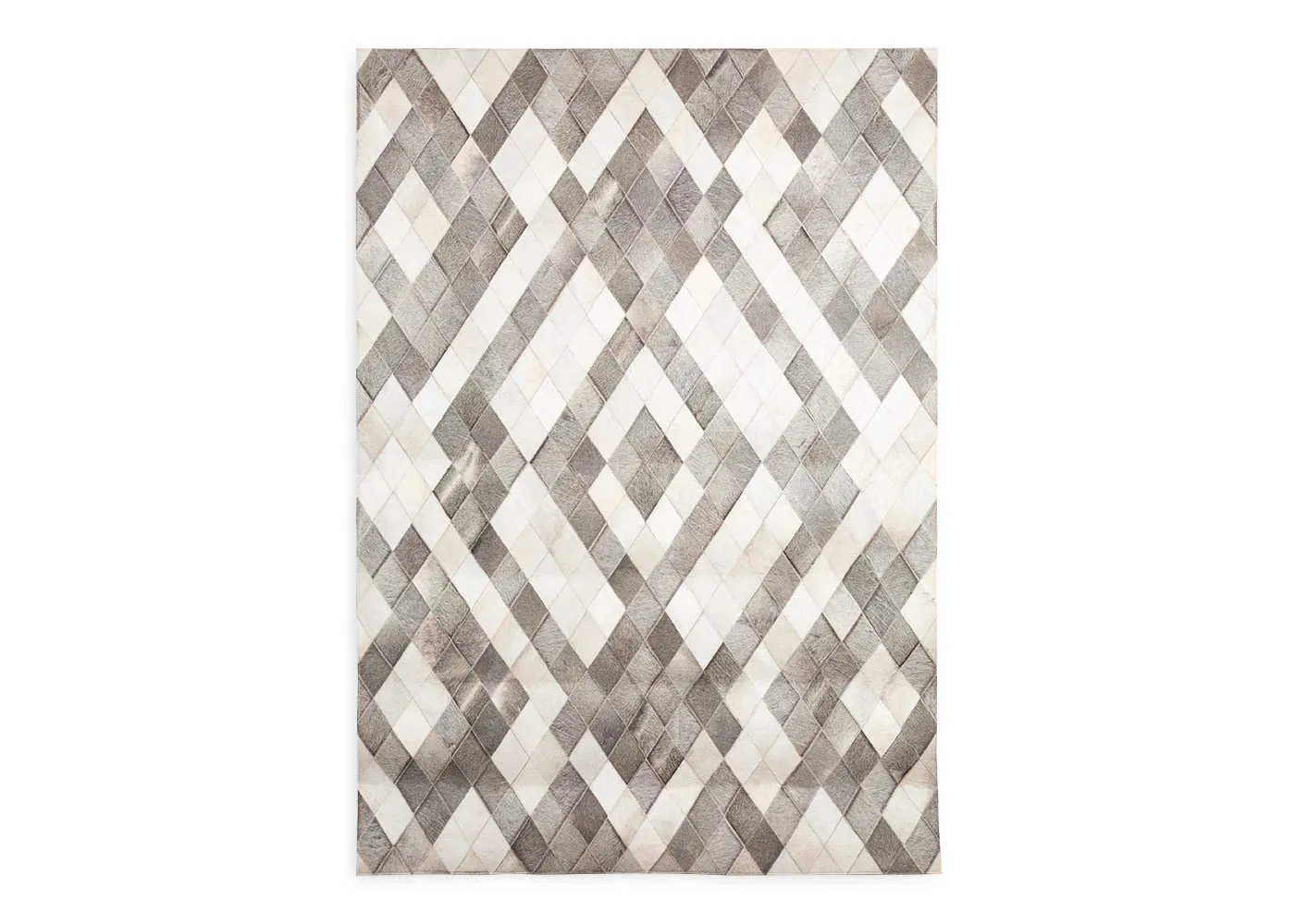 Linie Design Sirao Rug Diamond Hide Patchwork