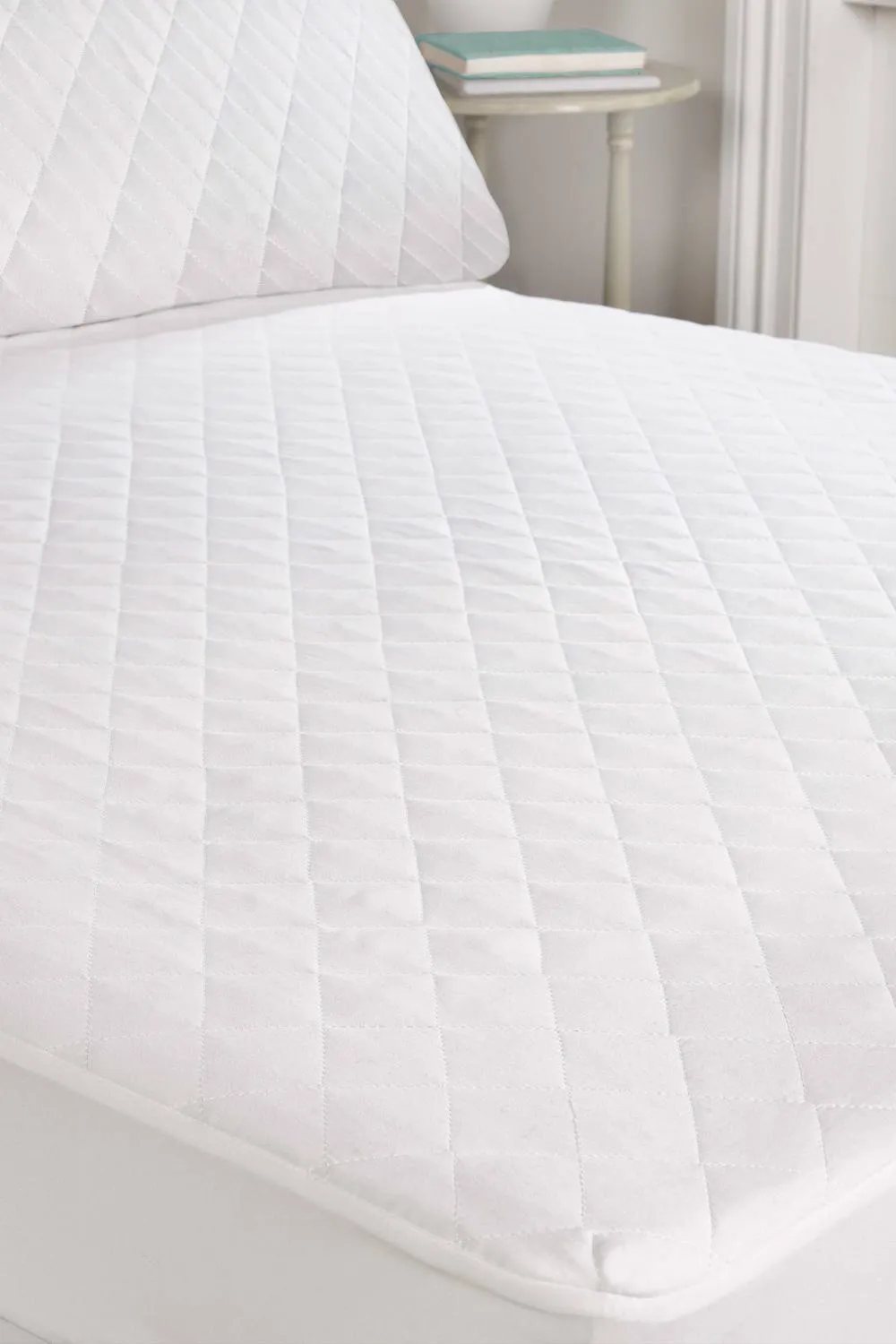 BHS Hotel Collection Anti Allergy Mattress Protector in White