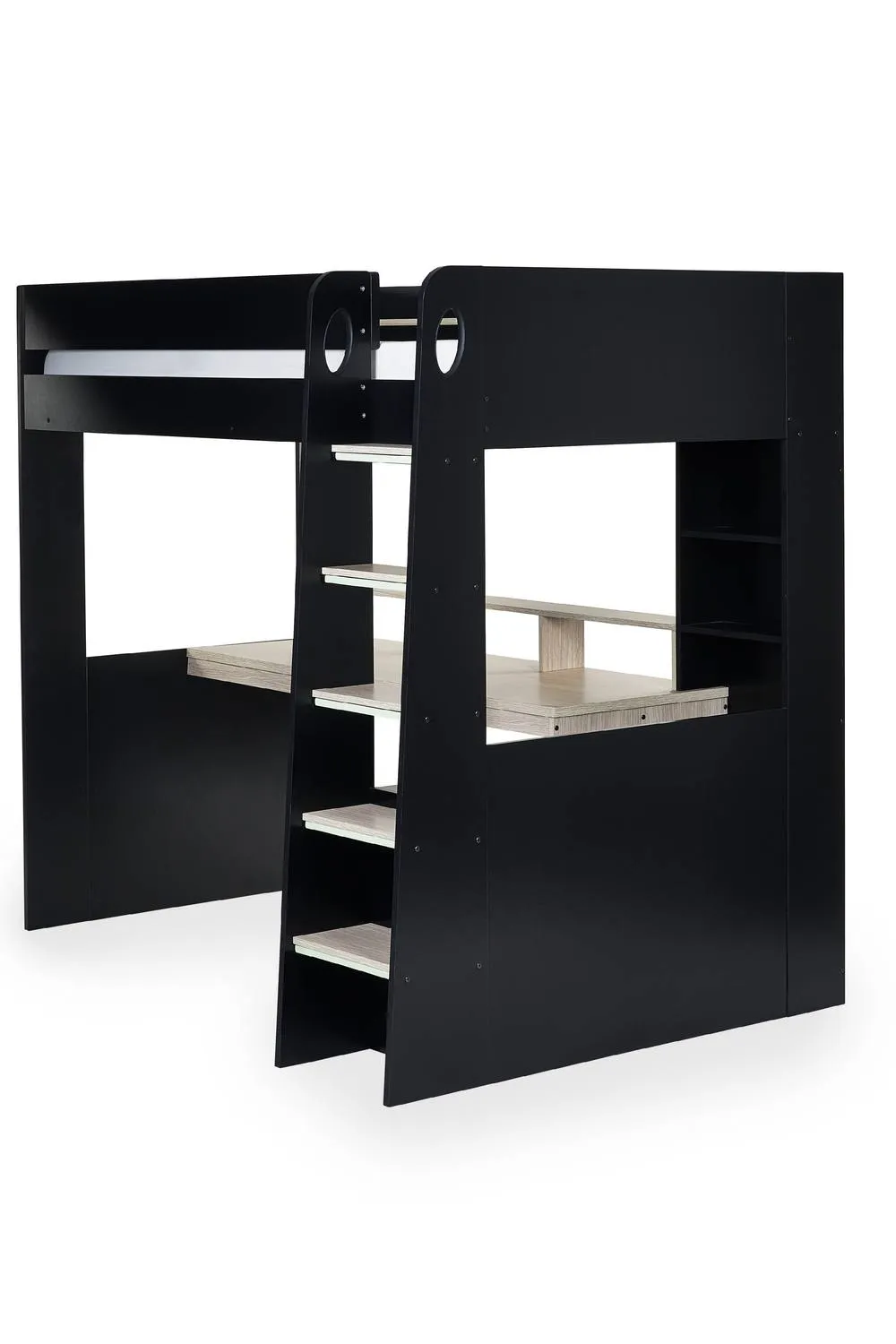 Julian Bowen Blaze Gaming Highsleeper Loft Bed with Desk in Black 4