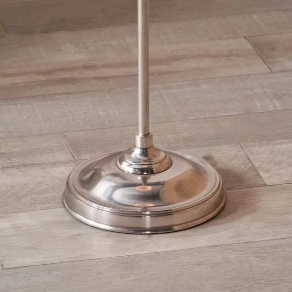 Pacific Lifestyle Auden Metal Stick Floor Lamp with Adelaide Tapered Cotton Mix Lampshade 3